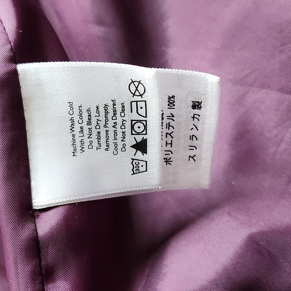 Eddie Bauer Women's Hooded Zippered Coat in Eggplant Size XL - Picture 7 of 11